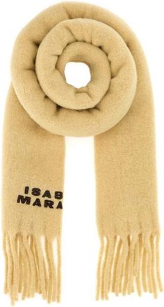Isabel Marant Firny Sjaal - Dames - Wintersjaals - Geel - ONE Size - Accessoires