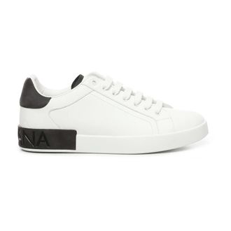 Dolce & Gabbana Sneakers, male, White, Size: 9 1/2 US Portofino Light Calfskin Sneakers