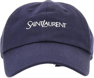 Saint Laurent Saint Laurent embroidery baseball cap Man 57