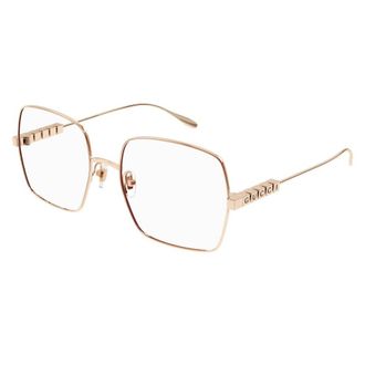 Gucci Demo Square Ladies Eyeglasses GG1434O 002 55