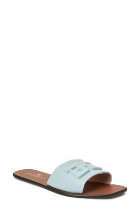 Bruno Magli Aqua Slide Sandal in Sky Blue Tumbled at Nordstrom, Size 10.5