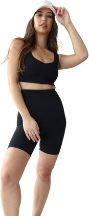 Ingrid & Isabel Postpartum Bike Short in Black at Nordstrom, Size X-Small