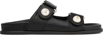 Jimmy Choo London Sliders, female, Black, Size: 10 US Jimmy Choo Sandals