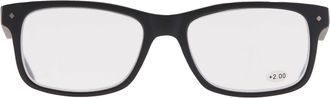 Polaroid Reading Rectangular Mens Eyeglasses PLD 0023/R 02O5 55 +2.00