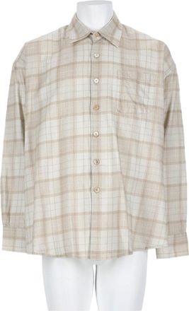 Our Legacy Borrowed Relaxed-Fit Plaid Organic Cotton Shirt