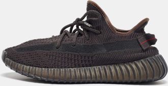 adidas Black Knit Fabric Boost 350 V2 Sneakers Size 40 2/3