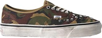 Vans Premium Authentic Schoen - Heren - Sneakers - Groen - 41 EU - Katoen - Schoenen