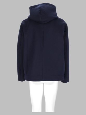 Paolo Pecora Hooded Technical Blend Jacket - Navy