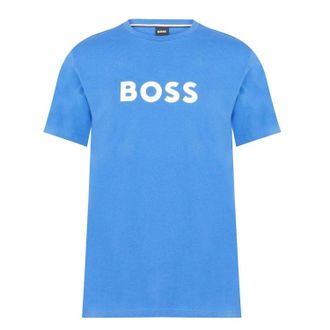 HUGO BOSS Heren Hbw Logo T-Shirt (Royaal Blauw)