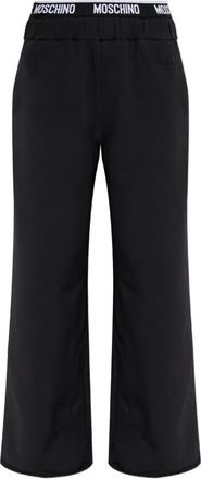 Moschino ^ pantaloni con banda logo - Nero