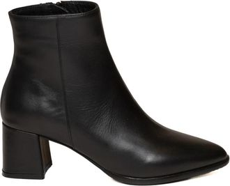 Albano Enkellaarsjes - Dames - Laarzen met Hak - Zwart - 36 EU - Schoenen