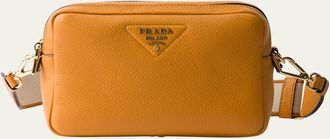 Prada Daino Soft Leather Camera Crossbody Bag