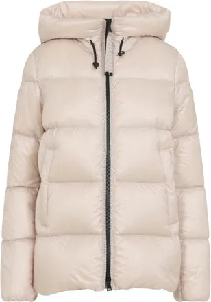 Moncler Dames, Jassen, Roze, Maat: S Polyamide