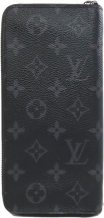 Louis Vuitton Black Monogram Eclipse Long Wallet (Bi-Fold) (Pre-Owned)