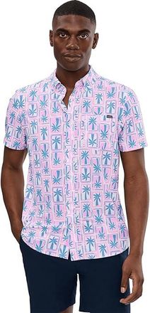 Chubbies The Miami Mosaic (Performance Friday Shirt) Mens Clothing Optic White-pattern Base : 2XL, Cotton/Spandex