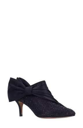 J. Rene&eacute; Elettra Pointed Toe Bootie in Black at Nordstrom, Size 9.5
