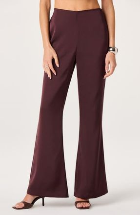 ASTR the Label Keona Flare Leg Pants in Raisin at Nordstrom, Size X-Small