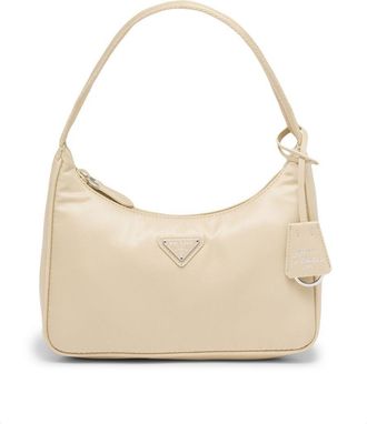 Prada Neutral Re-Nylon Re-Edition 2000 Mini Bag - Womens - Fabric
