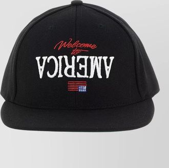 Willy Chavarria america spirit baseball cap embroidered logo