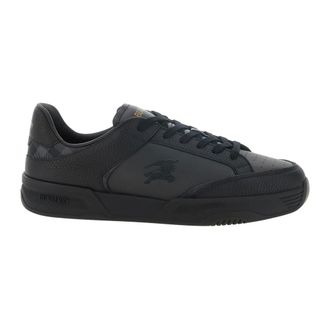 Burberry Harrow Sneakers - Heren - Schoenen - Zwart - Maat: 42 1/2 EU Leer