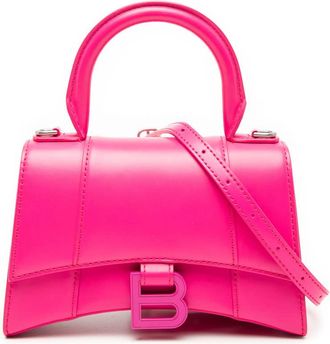 Balenciaga Pre-owned Balenciaga XS Calfskin Hourglass Top Handle Bag Ladies 592333