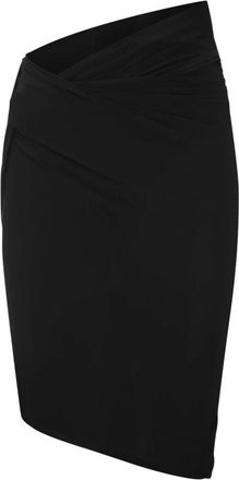 Jacquemus Dames, Rokken, Zwart, Maat: XS Viscose