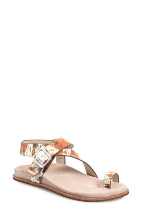 Kork-ease Anya Toe Loop Sandal in Animal Print at Nordstrom, Size 10