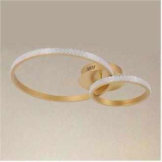 Trade Shop Trade Shop - Copy Of Plafoniera Led 24w Cerchio Effetto Cristallo Bianco Luce Fredda Calda Naturale 31715