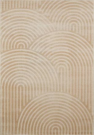Nazar Rugs Alfombra beige con arco - 120x160