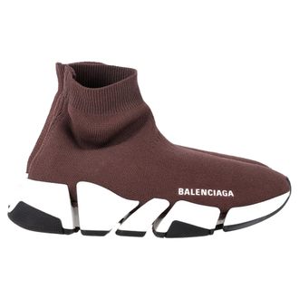 Balenciaga Balenciaga Speed 2.0 Sneakers in Bruin Polyester