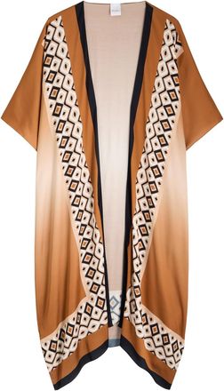 Max Mara Dany Printed Satin Robe - Multicoloured 1 - One Size