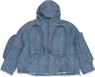 Who Decides War by Ev Bravado INDIGO CLANDESTINE DENIM JACKET