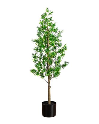 Nearly Natural 4Ft Uv Artificial Podocarpus Artificial Tree (Indoor/Outdoor)