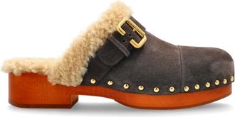 Chlo&eacute; Klompen Jeannette - Dames - Klompen - Bruin - 36 EU - Su&egrave;de - Schoenen