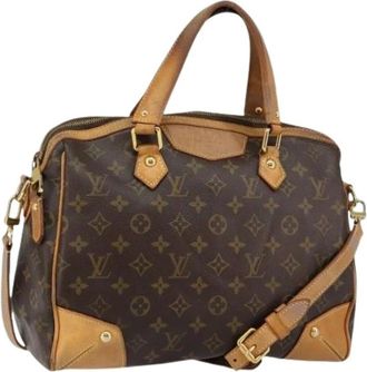 Louis Vuitton Pre-owned Handbags, female, Brown, Size: ONE SIZE Pre-owned Canvas Handbag