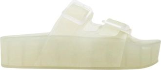 Balenciaga Mallorca Platform Sandalen - Dames - Sandalen - Wit - 39 EU - Schoenen