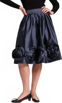 Frances Valentine Barbara Skirt In Navy