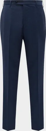 Zanella Men & apos;s Parker Classic Flat-Front Trousers