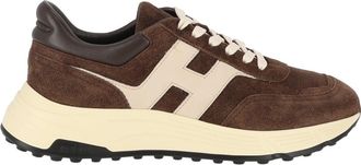 Hogan Brown Hyperlight Suede Sneakers