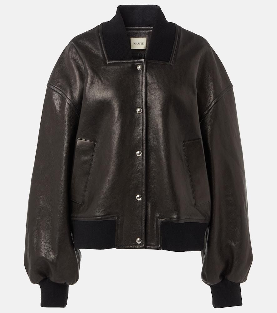 レザージャケット・コート KHAITE 'Hanson' leather biker jacket Khaite Hanson Leather Moto Jacket | Nordstrom
