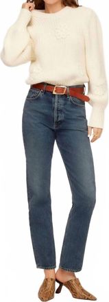 Fifteen Twenty Brylee Floral Sweater In Cream