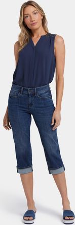 NYDJ Marilyn Straight Crop Jeans In Cool Embrace Denim