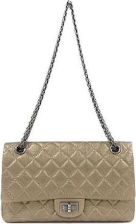 Chanel Pre-owned Calf Shoulder Bag - Dames - Vintage Schoudertas - Beige - ONE Size - Leer - Vintage