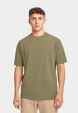 Boss Orange by Hugo Boss T-Shirt BOSS ORANGE Te Dye, Herren, Gr. XXL, gr&uuml;n (open gr&uuml;n342), Single Jersey, Obermaterial: 100% Baumwolle, relaxed fit normal, Rundhals, eingesetz