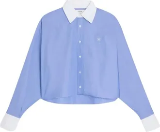 Celine Shirt H26 - female - CELINE - Shirts - Blue - S - Blouses & Shirts