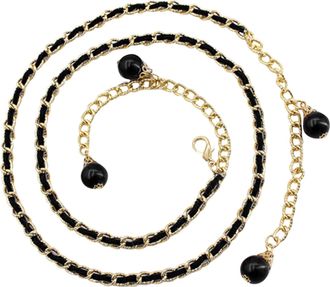 Generic Women Waist Chain Belt Adjustable Body Link Belts Decorative for Jeans Dresses Birthday Gifts