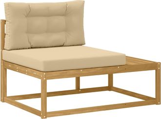 vidaXL Sof&aacute; De Esquina Exterior Blanco 115 X 83 X 73 Cm Poli&eacute;ster Vidaxl