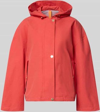 G-Lab Jacke mit Kapuze und versiegelten N&auml;hten Modell ELLE in Koralle, Gr&ouml;&szlig;e L