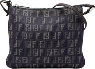 Fendi Pre-owned Fendi Zucchino Denim Crossbody Ladies D31OFQE4KZ0B8OU6
