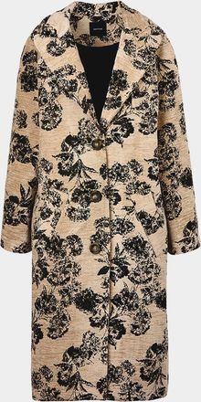 Smythe Floral Jacquard Midi Coat